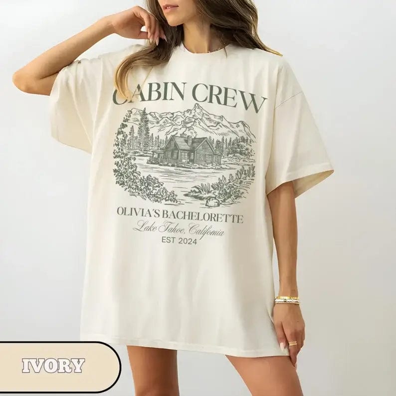 Fourovo Unisex Camp Ringer T-Shirt Ivory / S