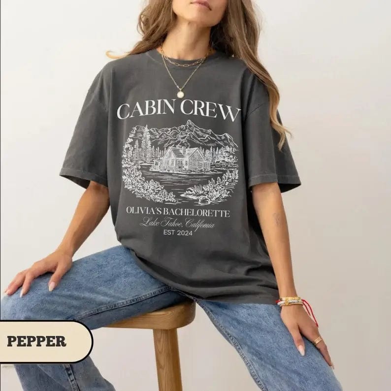 Fourovo Unisex Camp Ringer T-Shirt Pepper / S