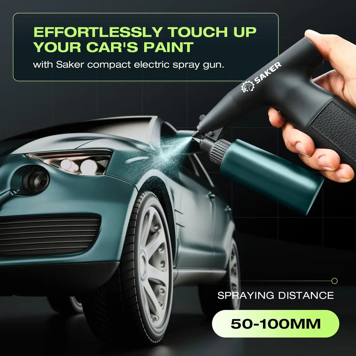 Fourovo Versatile Automotive and DIY Painting Tool - SAKER® Electric Spray Paint Gun