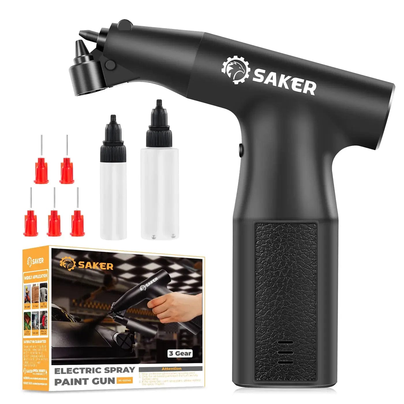 Fourovo Versatile Automotive and DIY Painting Tool - SAKER® Electric Spray Paint Gun