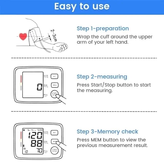 Fourovo VitalTrack Pro Blood Pressure Monitor