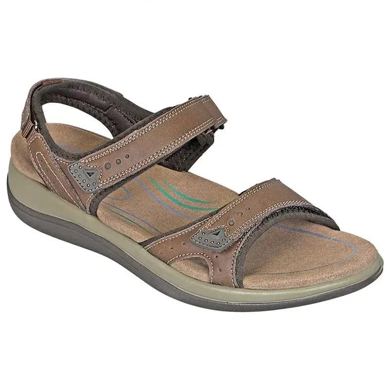 Fourovo Women's Arch Support Orthotic Sandals Khaki / US4/UK2/EU35